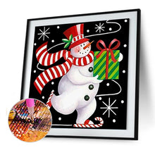 Load image into Gallery viewer, Snowman  - Full Drill Round Drill - 30x30cm
