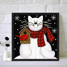 Load image into Gallery viewer, Cat - Full Drill Round Drill - 30x30cm

