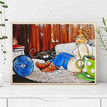 Load image into Gallery viewer, Girl  - Full Drill Round Drill - 40x30cm
