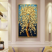 Load image into Gallery viewer, Golden Tree - Full Drill Round Drill - 45x85cm
