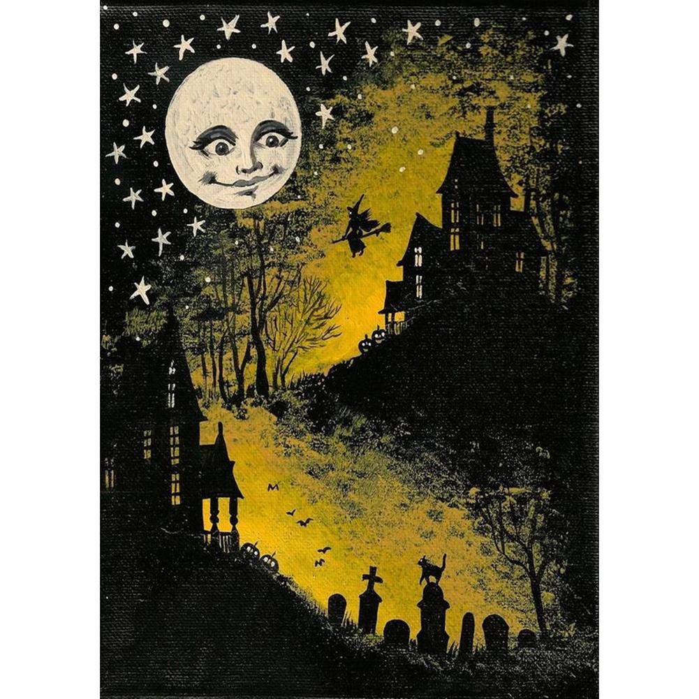 Halloween  - Full Drill Round Drill - 30x40cm