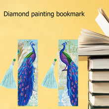 Load image into Gallery viewer, 2pcs Peacock-DIY Diamond Painting Bookmark
