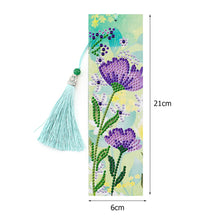 Load image into Gallery viewer, 2pcs Flower-DIY Diamond Painting Bookmark
