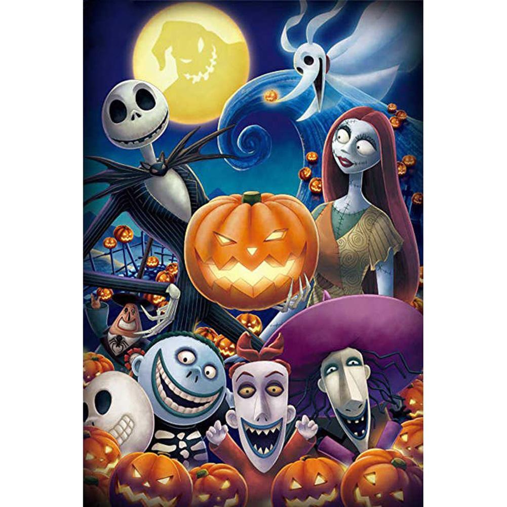 Animated Halloween  - Full Drill Round Drill - 30x40cm
