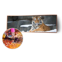 Load image into Gallery viewer, Tiger Animal Kid - Full Drill Round Drill - 80x30cm
