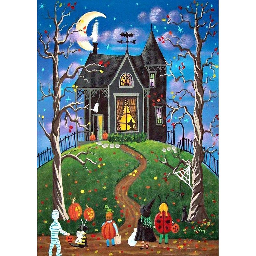 Halloween  - Full Drill Round Drill - 30x40cm
