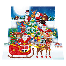 Load image into Gallery viewer, 8pcs/Set-Christmas-Diamond Greeting Cards
