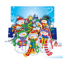 Load image into Gallery viewer, 8pcs/Set-Christmas-Diamond Greeting Cards
