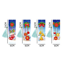 Load image into Gallery viewer, 4pcs Christmas-DIY Diamond Painting Bookmark
