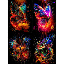 Load image into Gallery viewer, Butterfly-Full Round Diamond Painting-30x40cm
