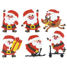 Load image into Gallery viewer, 6pcs-Christmas-Diamond Painting Free Stickers
