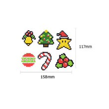 Load image into Gallery viewer, 6pcs-Christmas-Diamond Painting Free Stickers
