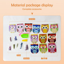 Load image into Gallery viewer, 6pcs/set DIY Diamond Painting Owl Notebook
