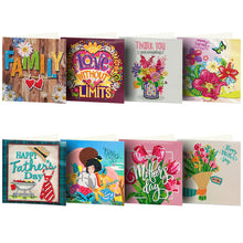 Load image into Gallery viewer, 4pcs/Set-Holiday-Diamond Greeting Cards
