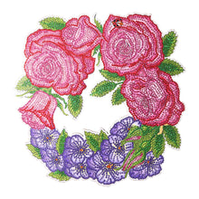 Load image into Gallery viewer, Flower-Single Side Drill-Diamond Wreath
