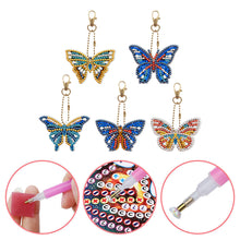 Load image into Gallery viewer, 5pcs Butterfly Single Sided Keychain
