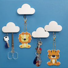 Load image into Gallery viewer, 5pcs Animal Lion Double Sided Keychain
