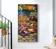 Load image into Gallery viewer, Lucky Fish Picture - Full Drill Round Drill - 45x85cm
