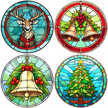 Load image into Gallery viewer, Christmas-Full Round Diamond Painting-30x30cm
