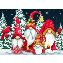 Load image into Gallery viewer, Christmas Gnome-Full Drill Diamond Painting
