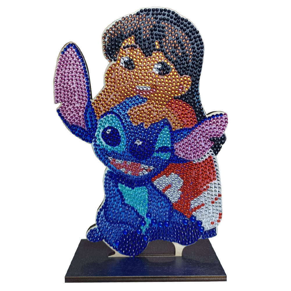 Stitch Single Sided Wooden Desktop Ornaments