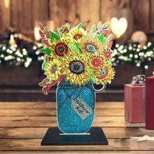 Load image into Gallery viewer, Family Bouquet Single Sided Wooden Desktop Ornaments
