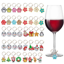 Load image into Gallery viewer, 8Pcs/Set Wine Glass Christmas-Diamond Pendant
