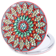 Load image into Gallery viewer, Mandala-Diamond Makeup Mirror
