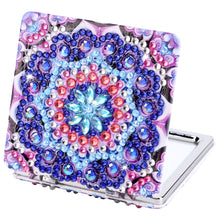 Load image into Gallery viewer, Mandala-Diamond Makeup Mirror

