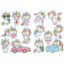 Load image into Gallery viewer, 2pcs/set-Cartoon Animal-Diamond Sticker
