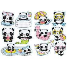 Load image into Gallery viewer, 2pcs/set-Cartoon Animal-Diamond Sticker
