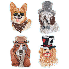 Load image into Gallery viewer, 4pcs/set-Dog-Diamond Sticker
