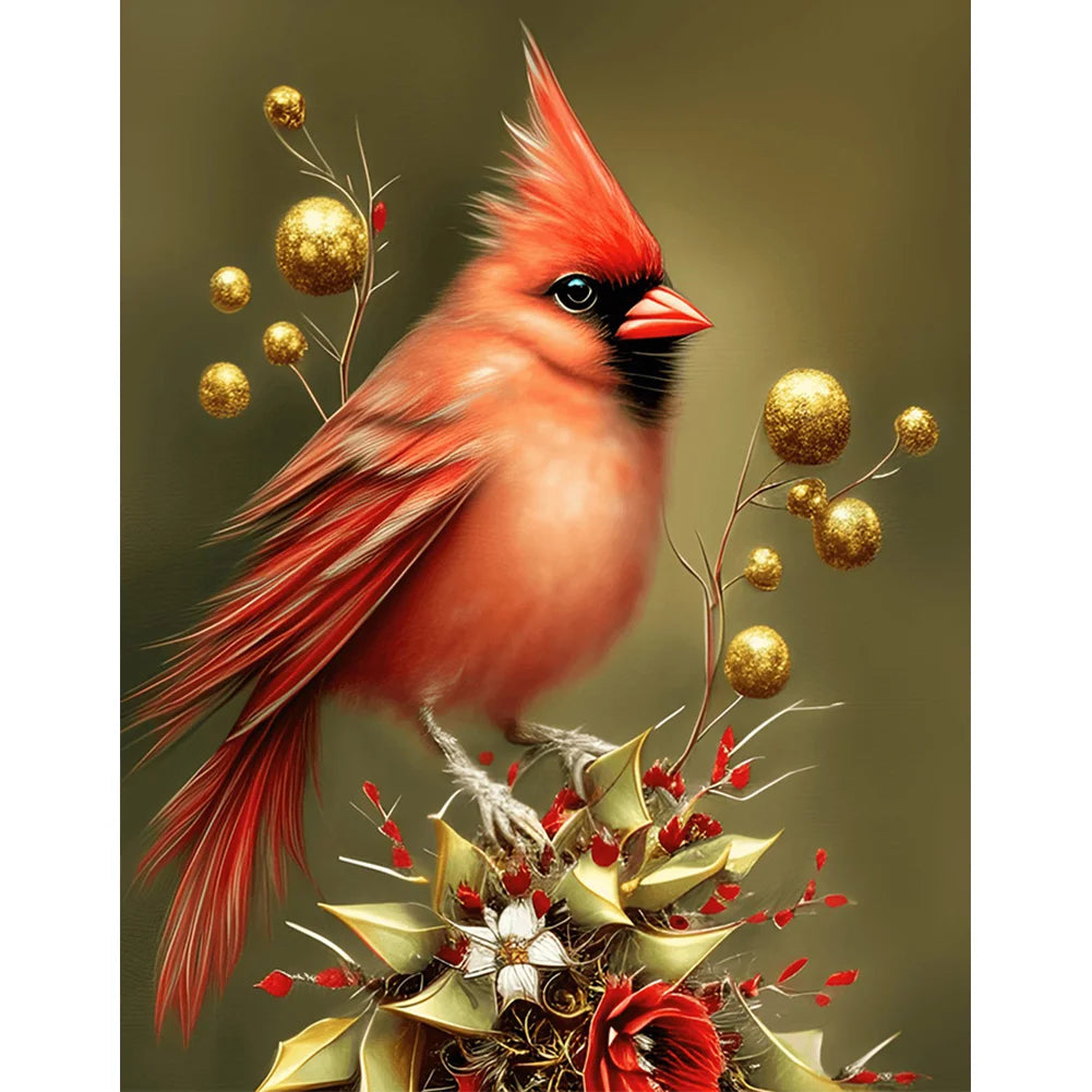 North American Cardinal - Full Drill Diamond Painting