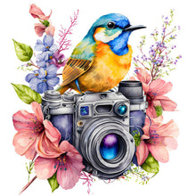 Load image into Gallery viewer, Camera Bird-Full Round Diamond Painting-30x30cm
