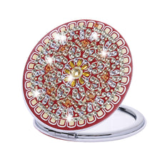 Load image into Gallery viewer, Mandala-Diamond Makeup Mirror
