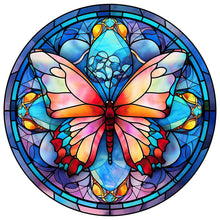 Load image into Gallery viewer, Butterfly-Full Round Diamond Painting-30x30cm
