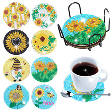 Load image into Gallery viewer, Cartoon Plants-Wooden Diamond Coaster
