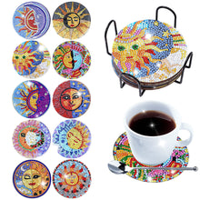 Load image into Gallery viewer, Cartoon Plants-Wooden Diamond Coaster
