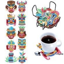 Load image into Gallery viewer, Cartoon Plants-Wooden Diamond Coaster
