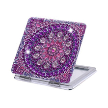 Load image into Gallery viewer, Mandala-Diamond Makeup Mirror
