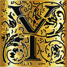 Load image into Gallery viewer, 24 Alphabet-Diamond Sticker
