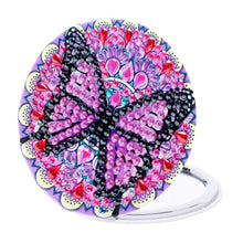 Load image into Gallery viewer, Butterfly-Diamond Makeup Mirror
