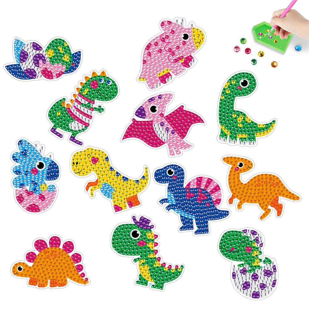 2pcs/set-Animal-Diamond Sticker