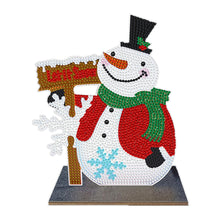 Load image into Gallery viewer, Christmas-Single Side Drill-Wooden Diamond Desktop Ornament
