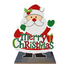 Load image into Gallery viewer, Christmas-Single Side Drill-Wooden Diamond Desktop Ornament
