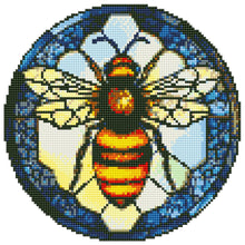 Load image into Gallery viewer, Stained Glass Flower-Diamond Sticker
