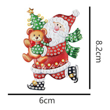 Load image into Gallery viewer, 5pcs/set Double Sided Christmas DIY Diamond Painting  Hanging Pendant Trees Decoration
