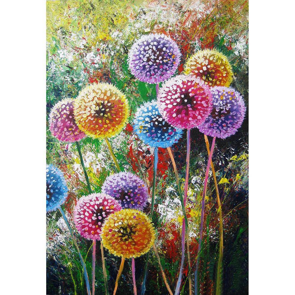 Dandelion - Full Drill Round Drill - 30x40cm