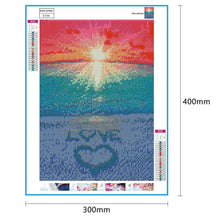 Load image into Gallery viewer, Love Beach - Full Drill Round Drill - 40x30cm
