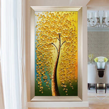 Load image into Gallery viewer, Golden Flower Tree  - Full Drill Round Drill Painting - 85x45cm
